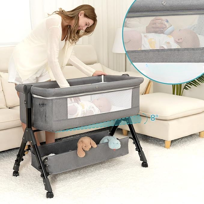 Lit Cododo - BabyBedMobile™ - Gris - Le désir de bébé