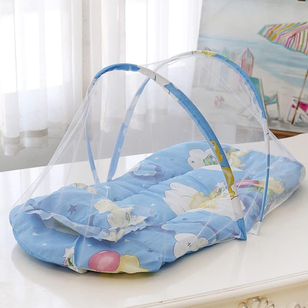 Moustiquaire Lit Bébé - SleepNest™ - Bleu - Le désir de bébé